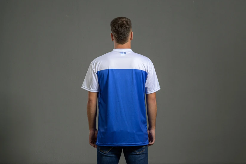 PAS Giannina F.C. Retro Ποδοσφαιρική Φανέλα 1982-83 Μπλε, Λευκή