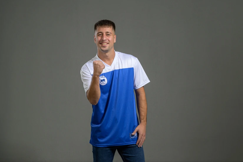 PAS Giannina F.C. Retro Ποδοσφαιρική Φανέλα 1982-83 Μπλε, Λευκή
