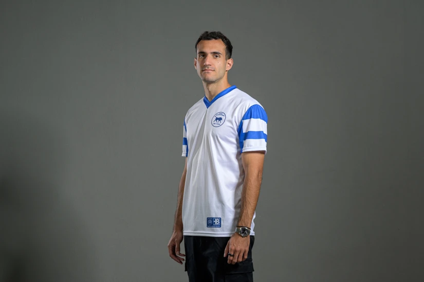 PAS Giannina F.C. Retro Ποδοσφαιρική Φανέλα 1990-91 Λευκή, Μπλε