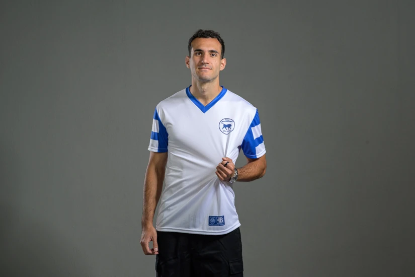 PAS Giannina F.C. Retro Ποδοσφαιρική Φανέλα 1990-91 Λευκή, Μπλε