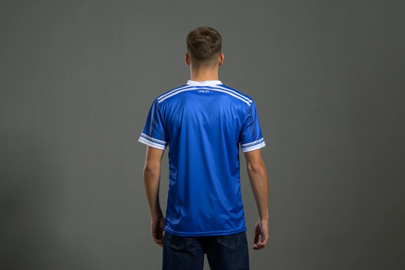 PAS Giannina F.C. Retro Ποδοσφαιρική Φανέλα 1998-99 Μπλε, Λευκή