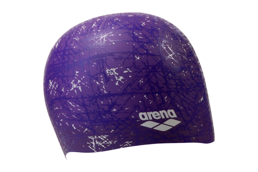 Arena Print 2 Σκουφάκι Κολύμβησης Μωβ, Λευκό