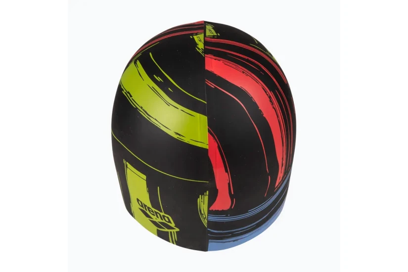 Arena Print 2 Σκουφάκι Κολύμβησης (1E368 124 BLACK)