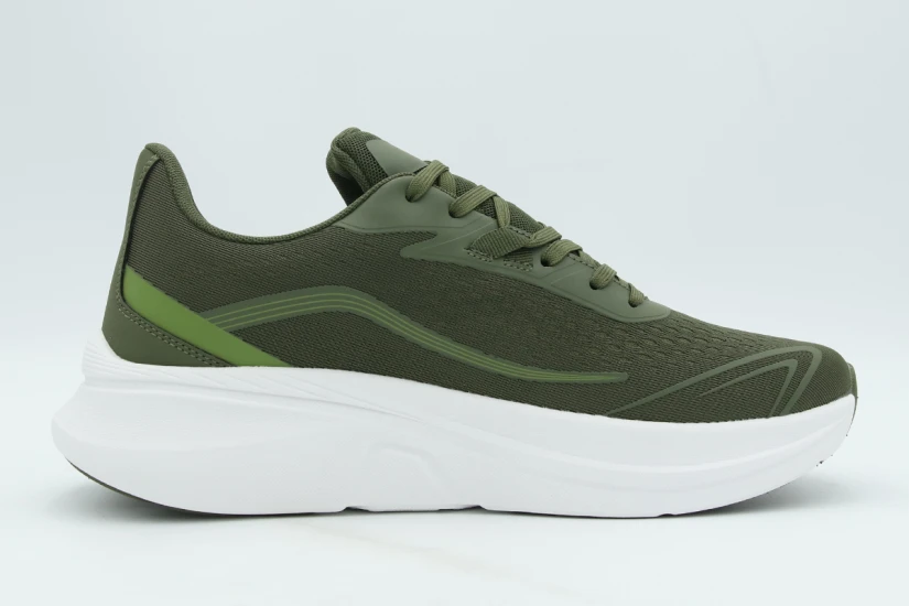 Fila Ranger 2 Heel Support Ανδρικά Αθλητικά Παπούτσια για Τρέξιμο Χακί, Λευκά