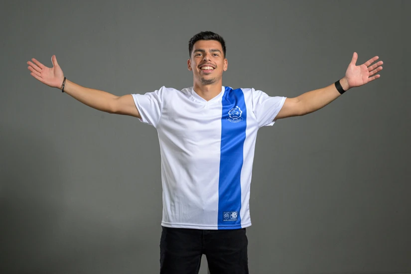 PAS Giannina F.C. Retro Ποδοσφαιρική Φανέλα 2000-01 Λευκή, Μπλε