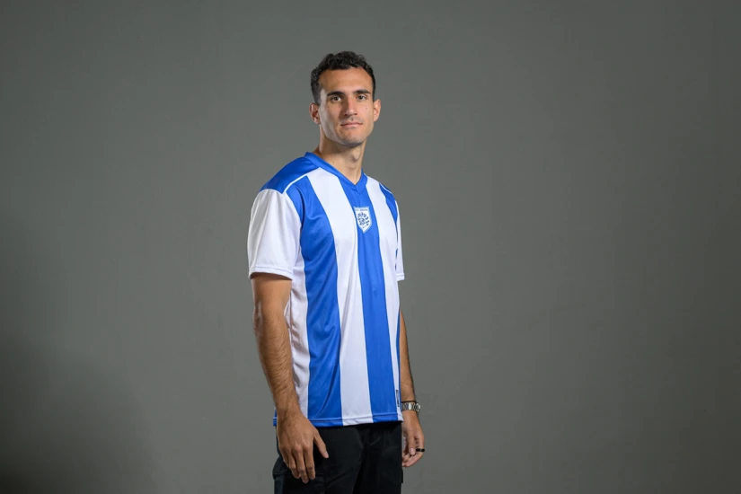 PAS Giannina F.C. Retro Ποδοσφαιρική Φανέλα 2002-03 Μπλε, Λευκή