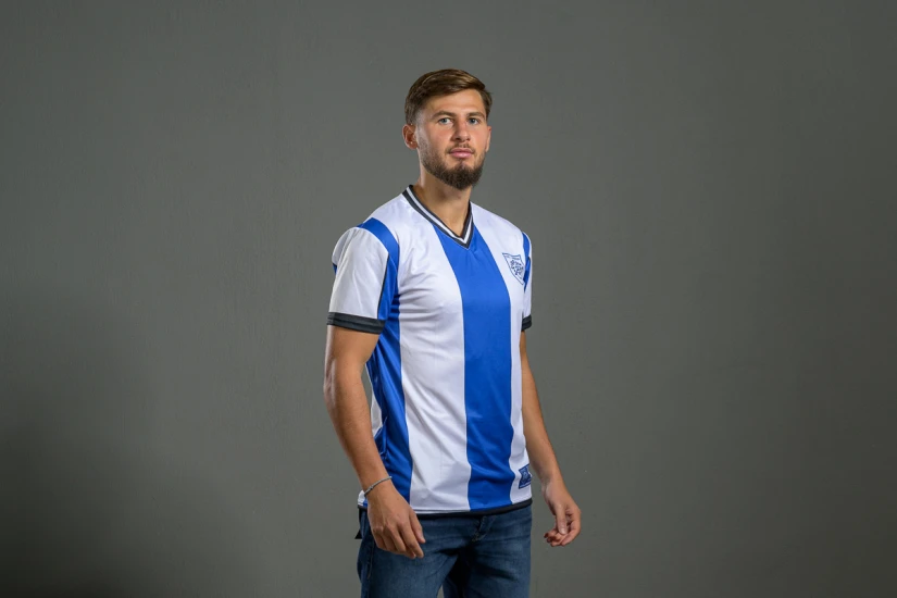 PAS Giannina F.C. Retro Ποδοσφαιρική Φανέλα 2004-05 Λευκή, Μπλε