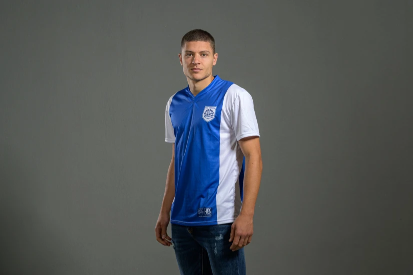 PAS Giannina F.C. Retro Ποδοσφαιρική Φανέλα 2008-09 Μπλε, Λευκή