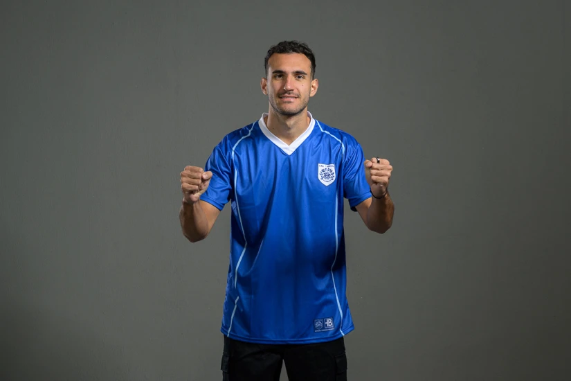 PAS Giannina F.C. Retro Ποδοσφαιρική Φανέλα 2010-11 Μπλε, Λευκή