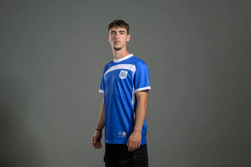 PAS Giannina F.C. Retro Ποδοσφαιρική Φανέλα 2012-13 Μπλε, Λευκή