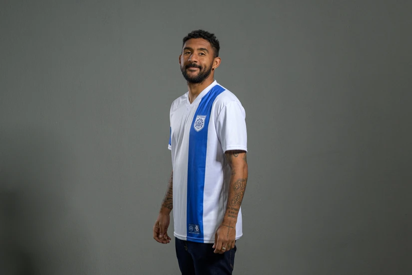 PAS Giannina F.C. Retro Ποδοσφαιρική Φανέλα 2013-14 Λευκή, Μπλε