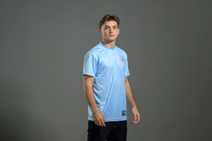 PAS Giannina F.C. Retro Ποδοσφαιρική Φανέλα 2015-16 Γαλάζια, Λευκή