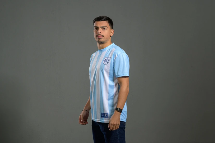 PAS Giannina F.C. Retro Ποδοσφαιρική Φανέλα 2017-18 Γαλάζια, Λευκή