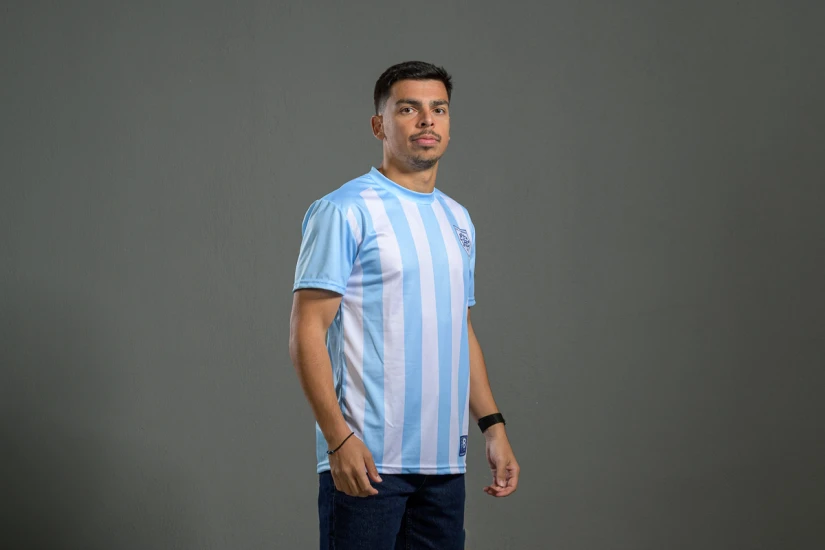 PAS Giannina F.C. Retro Ποδοσφαιρική Φανέλα 2017-18 Γαλάζια, Λευκή