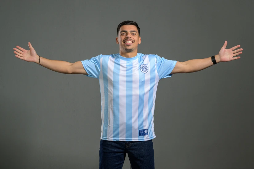 PAS Giannina F.C. Retro Ποδοσφαιρική Φανέλα 2017-18 Γαλάζια, Λευκή