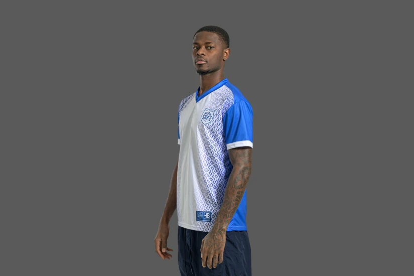 PAS Giannina F.C. Retro Ποδοσφαιρική Φανέλα 2019-20 Μπλε, Λευκή