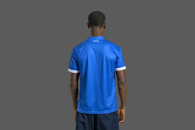 PAS Giannina F.C. Retro Ποδοσφαιρική Φανέλα 2019-20 Μπλε, Λευκή