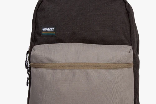 Basehit Backpack 19L (202.BU02.60 OFF BLACK-BEIGE-EB)