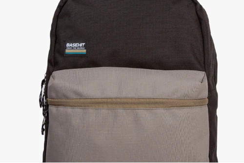 Basehit Backpack 19L (202.BU02.60 OFF BLACK-BEIGE-EB)