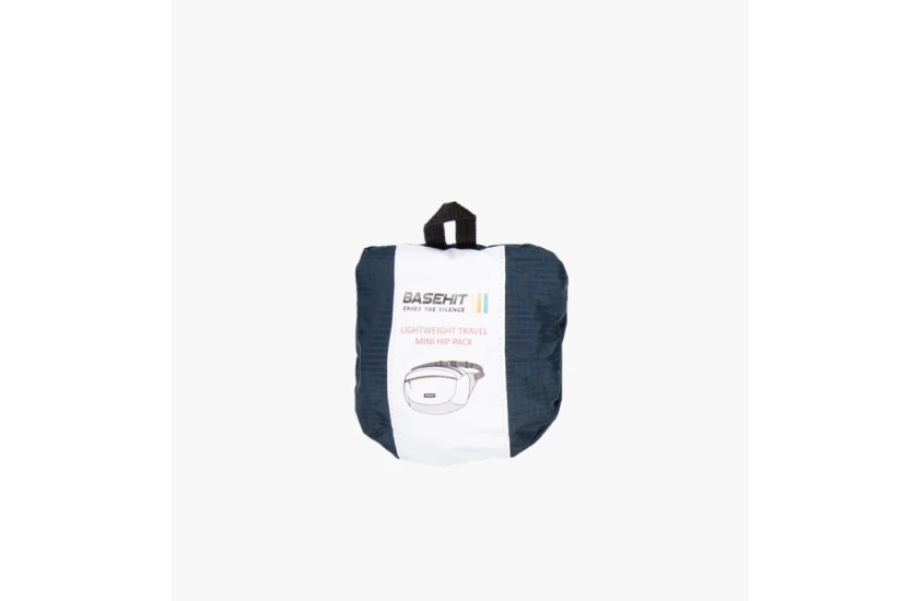 Basehit Τσαντάκι Μέσης (202.BU02.62 GREY-BLACK)