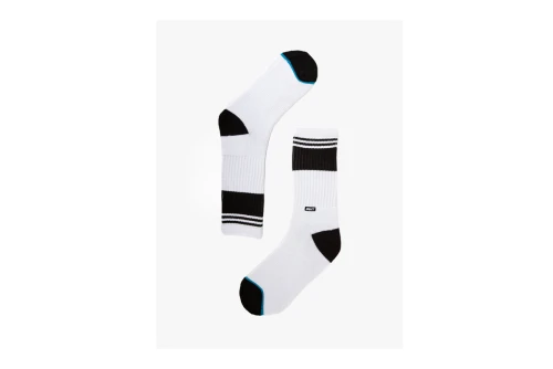 Basehit Κάλτσες Ψηλές 1 Ζευγάρι (202.BU08.08 WHITE-BLACK)