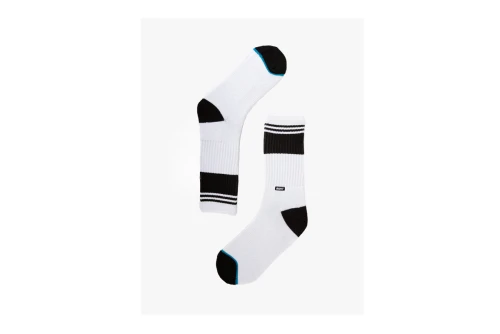 Basehit Κάλτσες Ψηλές 1 Ζευγάρι (202.BU08.08 WHITE-BLACK)