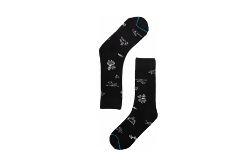Basehit Havana Cuba Κάλτσες Ψηλές 1 Ζευγάρι (202.BU08.15 PR 184 BLACK)