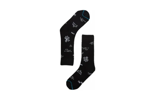 Basehit Havana Cuba Κάλτσες Ψηλές 1 Ζευγάρι (202.BU08.15 PR 184 BLACK)