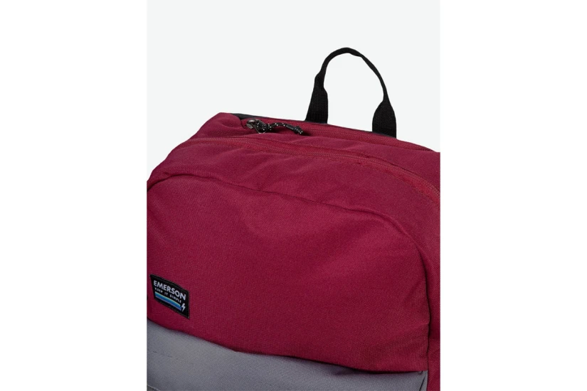 Emerson Backpack 19L (202.EU02.56 RASPBERRY-GREY-EBO)