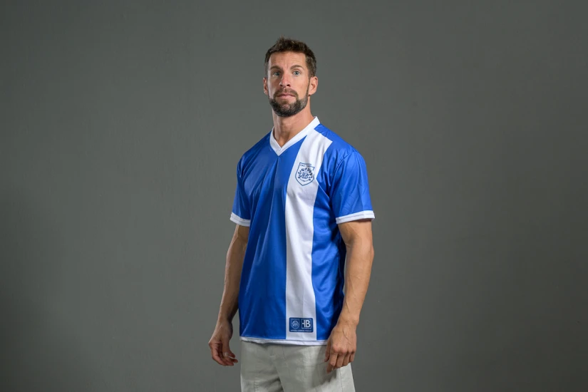 PAS Giannina F.C. Retro Ποδοσφαιρική Φανέλα 2021-22 Μπλε, Λευκή