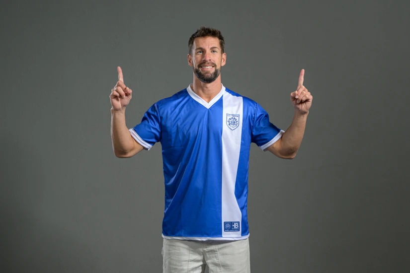 PAS Giannina F.C. Retro Ποδοσφαιρική Φανέλα 2021-22 Μπλε, Λευκή