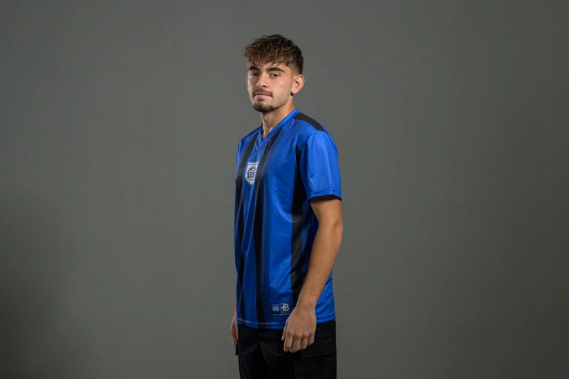 PAS Giannina F.C. Retro Ποδοσφαιρική Φανέλα 2024-25 Μπλε, Μαύρη