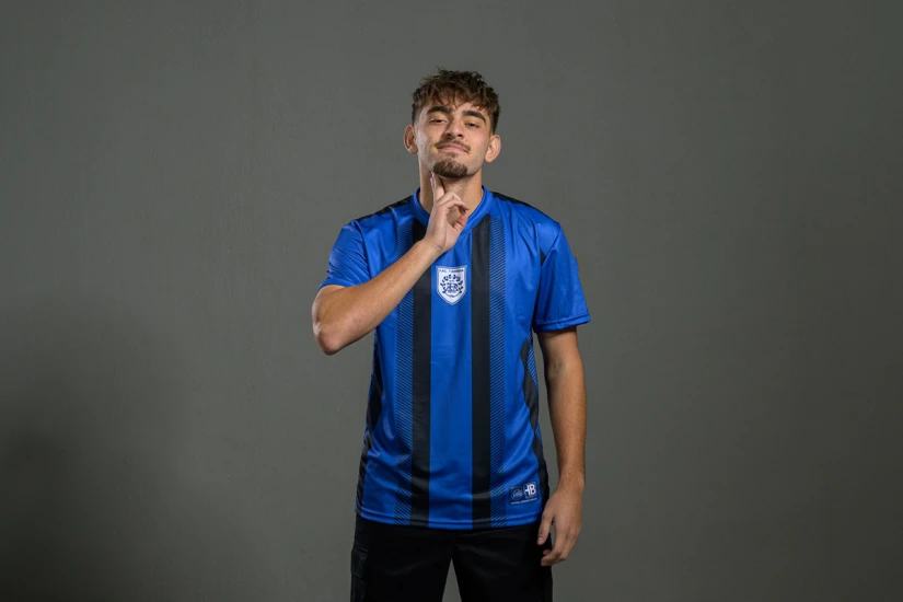 PAS Giannina F.C. Retro Ποδοσφαιρική Φανέλα 2024-25 Μπλε, Μαύρη