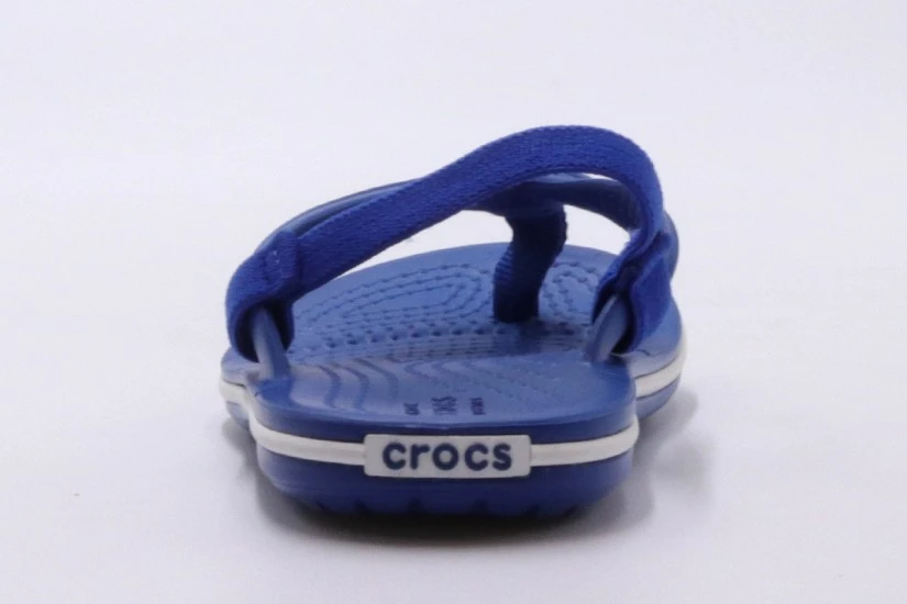 Crocs Crocband Strap Flip Βρεφικές Σαγιονάρες Ρουά, Λευκές