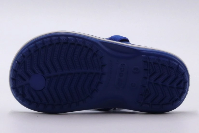 Crocs Crocband Strap Flip Βρεφικές Σαγιονάρες Ρουά, Λευκές
