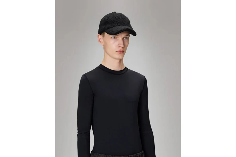 Rains Fleece Καπέλο Strapback Μαύρο