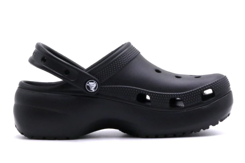 Crocs Classic Platform Σαμπό Μαύρα