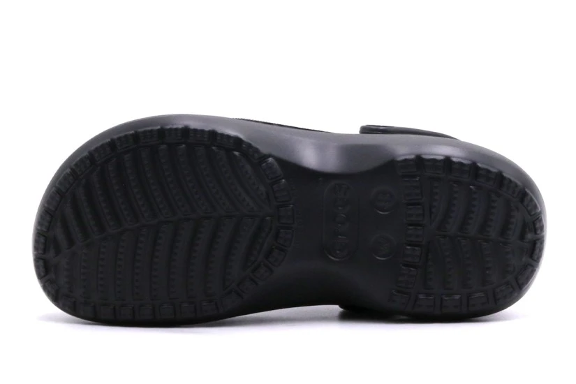 Crocs Classic Platform Σαμπό Μαύρα