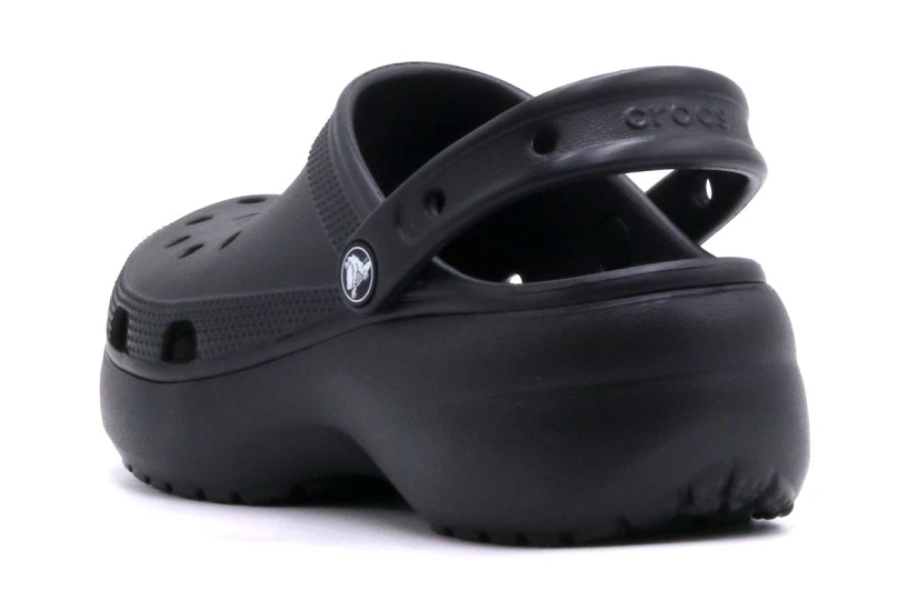 Crocs Classic Platform Σαμπό Μαύρα