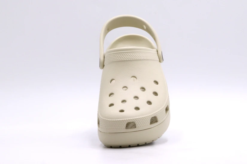 Crocs Classic Platform Σαμπό Μπεζ