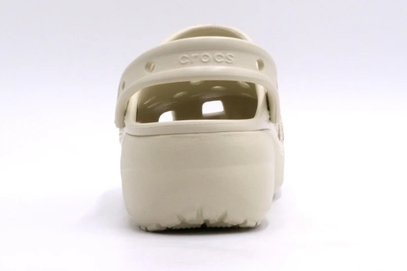 Crocs Classic Platform Σαμπό Μπεζ
