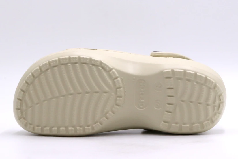 Crocs Classic Platform Σαμπό Μπεζ
