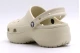 Crocs Classic Platform Σαμπό Μπεζ