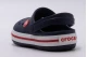 Crocs Crocband Clog T Βρεφικά Σαμπό Μπλε Σκούρο, Λευκά, Κόκκινα