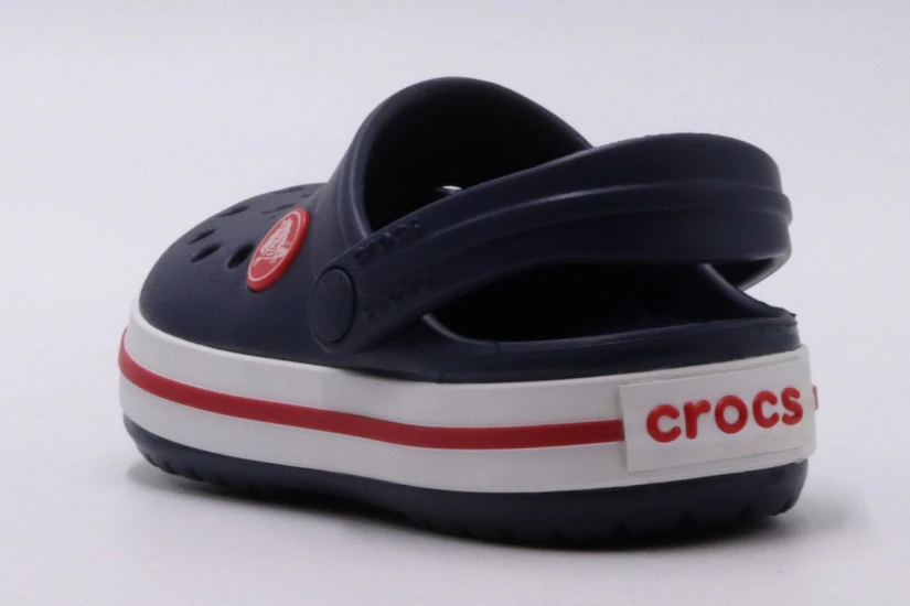 Crocs Crocband Clog T Βρεφικά Σαμπό Μπλε Σκούρο, Λευκά, Κόκκινα