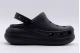 Crocs Classic Crush Clog Σαμπό Μαύρο