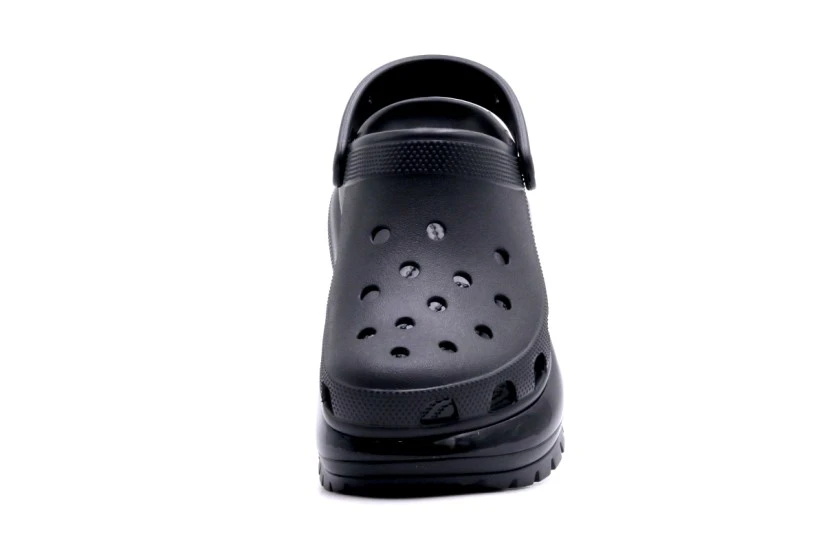 Crocs Mega Crush Γυναικεία Σαμπό Μαύρα