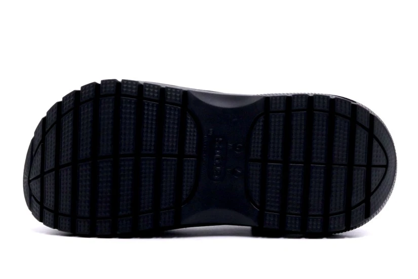 Crocs Mega Crush Γυναικεία Σαμπό Μαύρα