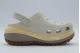 Crocs Mega Crush Γυναικεία Σαμπό Μπεζ, Καφέ, Κίτρινα