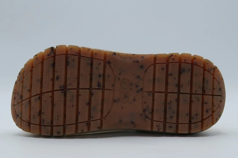 Crocs Mega Crush Γυναικεία Σαμπό Μπεζ, Καφέ, Κίτρινα